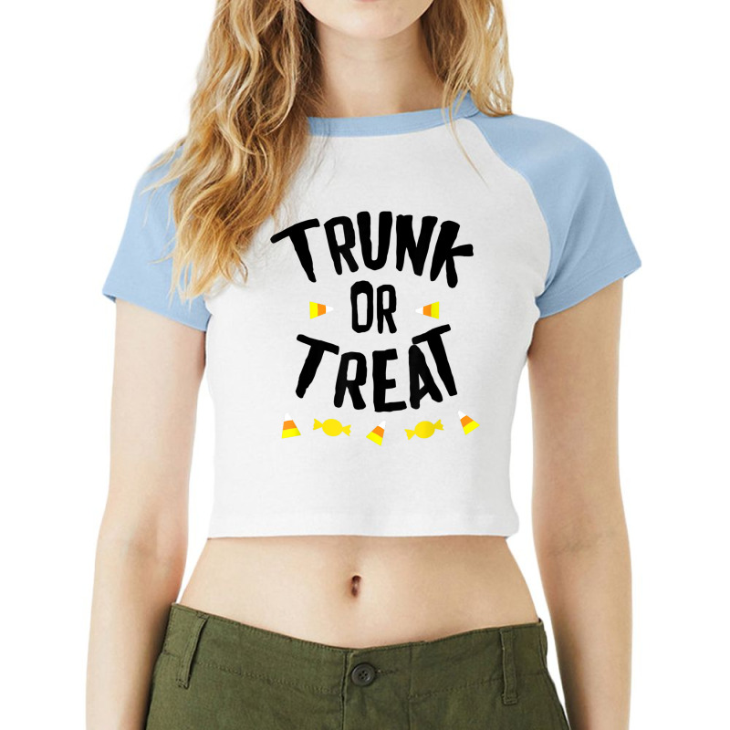 Christian Halloween Trunk Or Treat Church Raglan Crop Top by ShelleyDoppelmayr | Artistshot