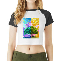 Exploring Artwork Nature, Outdoor  Nigh , Morning  Nature Lovers Raglan Crop Top | Artistshot