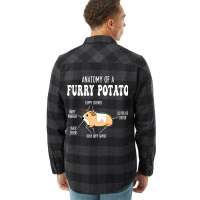 Anatomy Of A Guinea Pig Funny Design For Guinea Pi Flannel Shirt | Artistshot