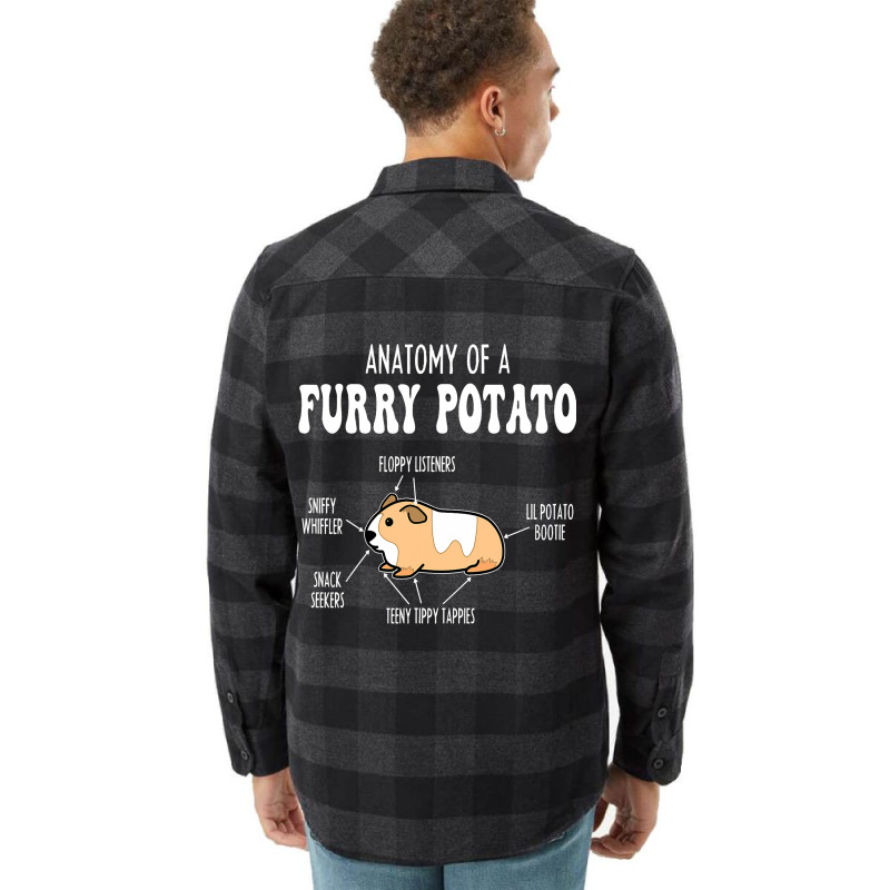 Anatomy Of A Guinea Pig Funny Design For Guinea Pi Flannel Shirt | Artistshot