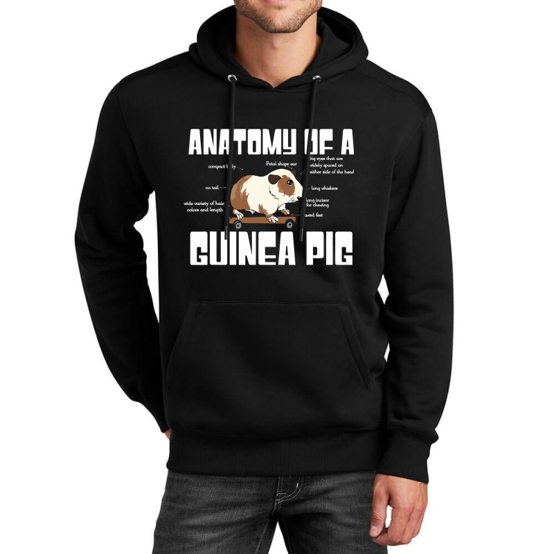 Anatomy Of A Guinea Pig Lover Funny Rodent Pet Ani Unisex Hoodie | Artistshot