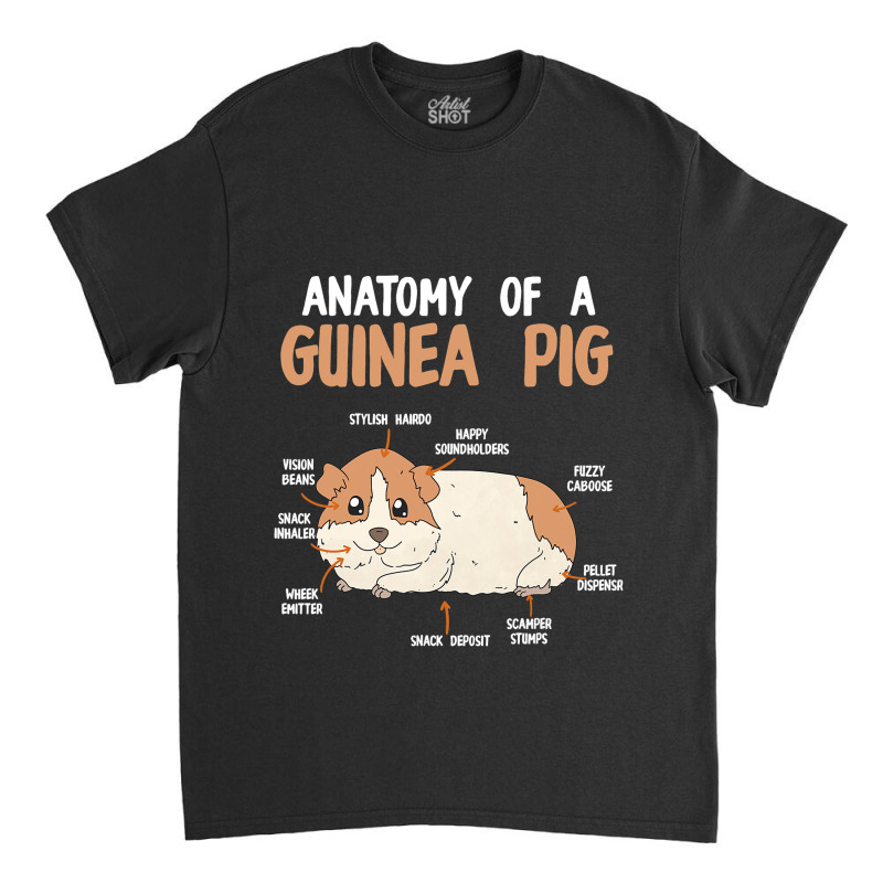 Anatomy Of A Guinea Pig Rodent Guinea Pig Classic T-shirt | Artistshot