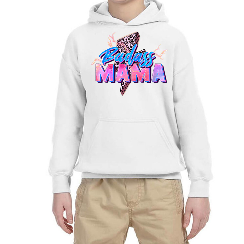 Badass Mama Youth Hoodie by Zillion Design Studio | Artistshot