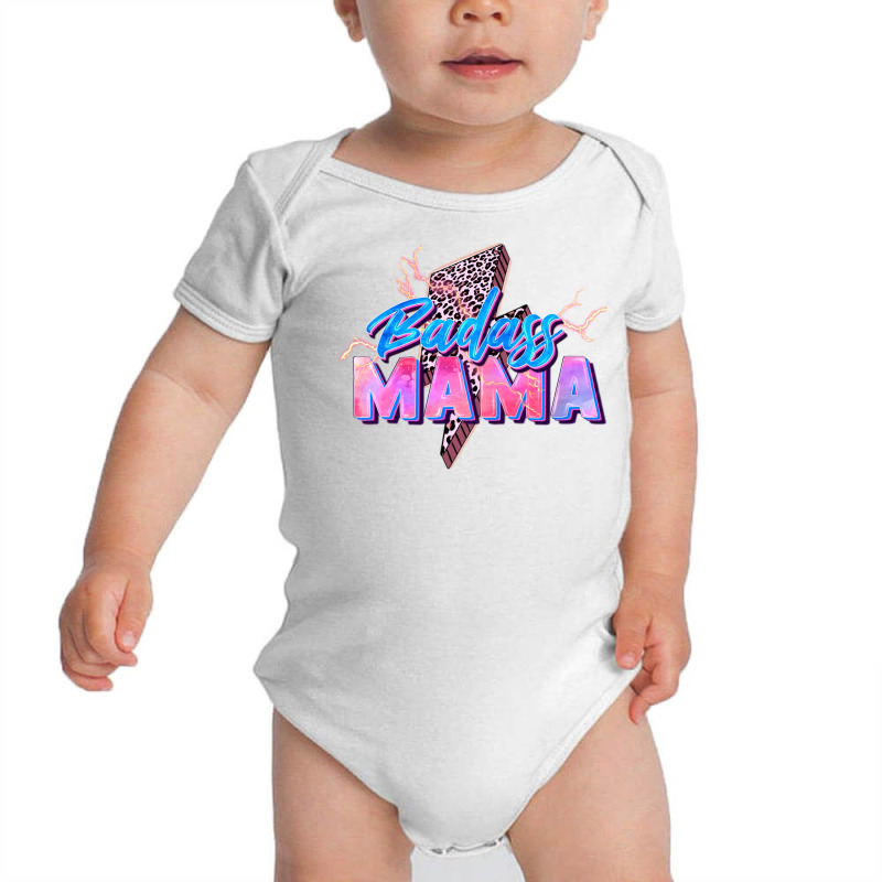 Badass Mama Baby Bodysuit by Zillion Design Studio | Artistshot