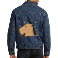 Caviidae Guinea Pig In Hibernation Men Denim Jacket | Artistshot