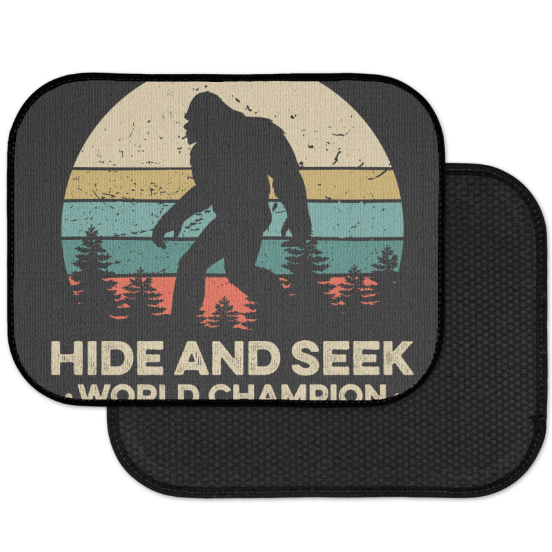 Hide And Seek World Champion B Rear Car Mat | Artistshot