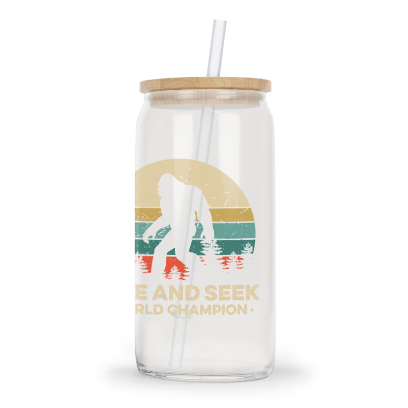 Hide And Seek World Champion B Glass Tumbler | Artistshot