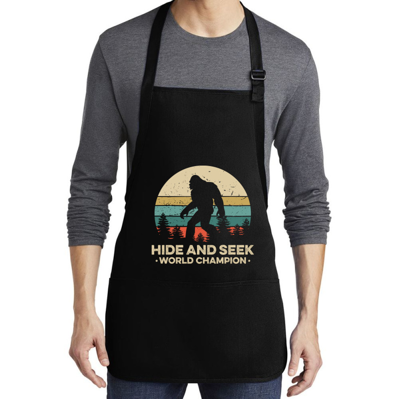 Hide And Seek World Champion B Medium-length Apron | Artistshot