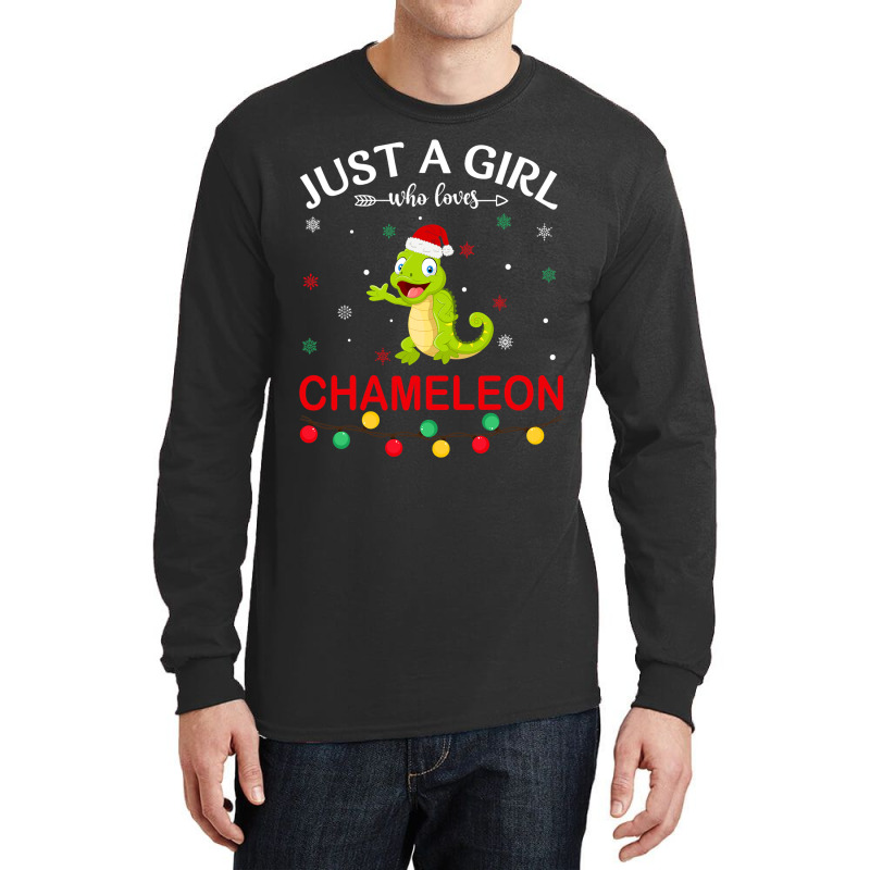 Chameleon Lovers Xmas Pajama Funny Ugly Christmas  Long Sleeve Shirts | Artistshot