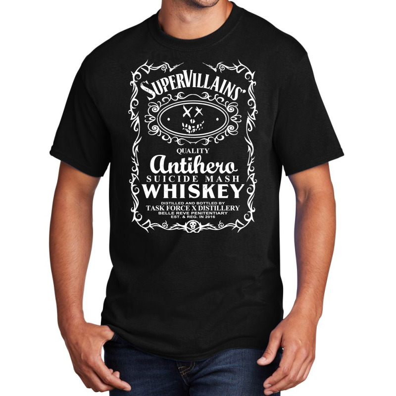 Supervillains Whiskey T-shirt Basic T-shirt by time5803 | Artistshot