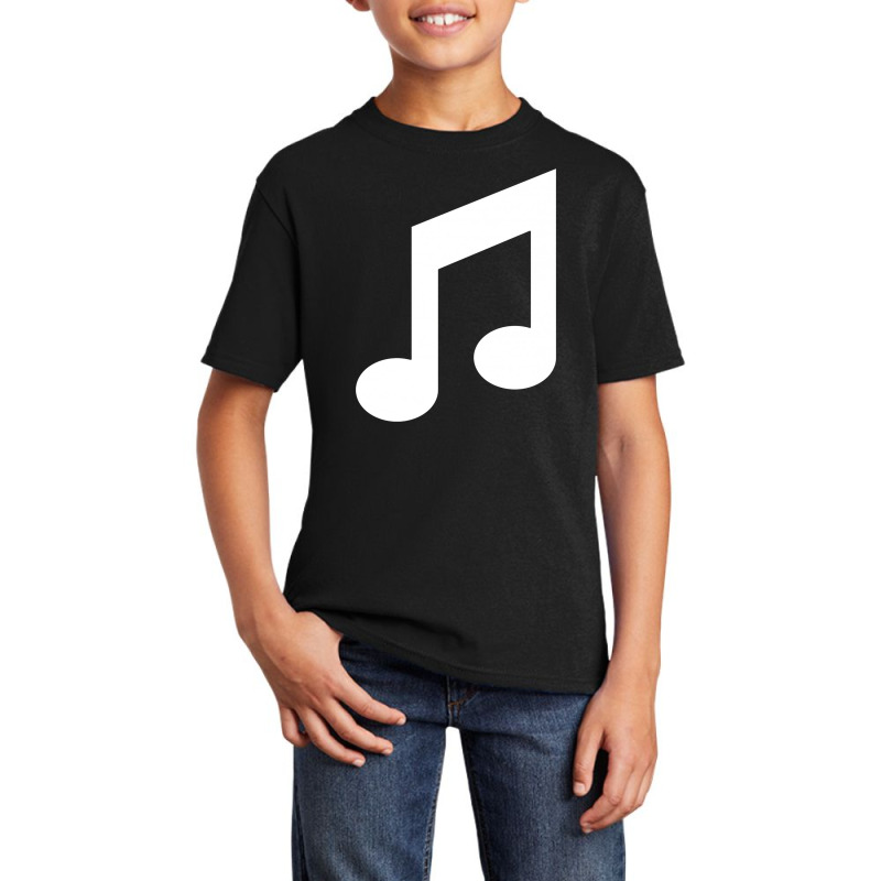 Musical Note Basic Youth T-shirt by earlrhea | Artistshot