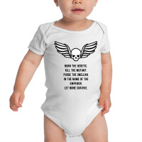 Let None Survive Wargaming Meme Baby Bodysuit | Artistshot