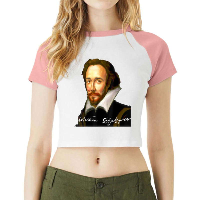 William Shakespeare T Shirt Raglan Crop Top by daniadsu0smyrl | Artistshot