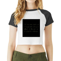 If You Are Justice Please Do Not Lie Raglan Crop Top | Artistshot