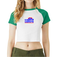 Capital Centre Raglan Crop Top | Artistshot