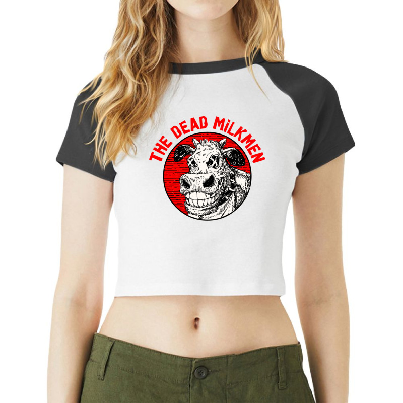 The Dead Milkmen A Raglan Crop Top by EdieTiffany | Artistshot