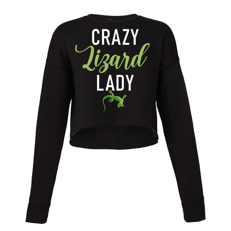 Bearded Dragon Crazy Lizard Lady Reptile Keeper An Cropped Sweater by NeirlLowry | Artistshot