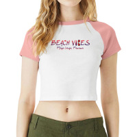 Playa Larga Panama Tee Raglan Crop Top | Artistshot