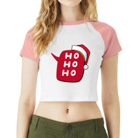 Ho Ho Ho Raglan Crop Top | Artistshot