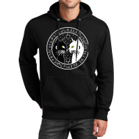 Black Cat Witch Wicca Crescent Moon Norse Rune Pag Unisex Hoodie | Artistshot