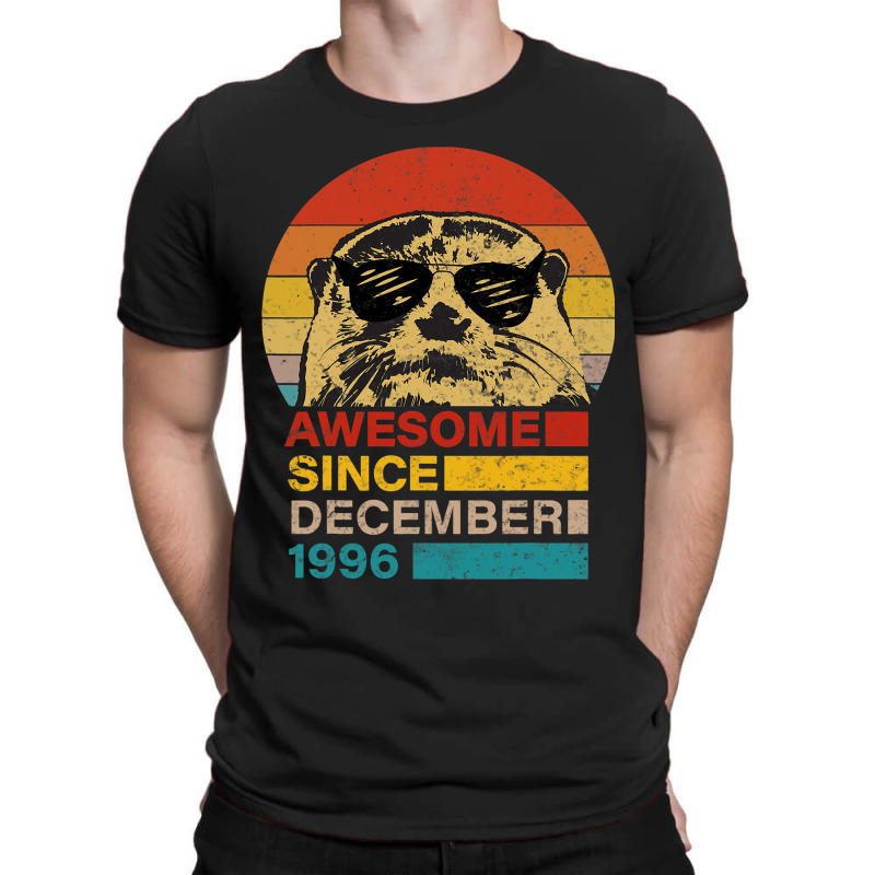 Awesome Since December 1996 Otter 25 Year Old Birt T-shirt | Artistshot