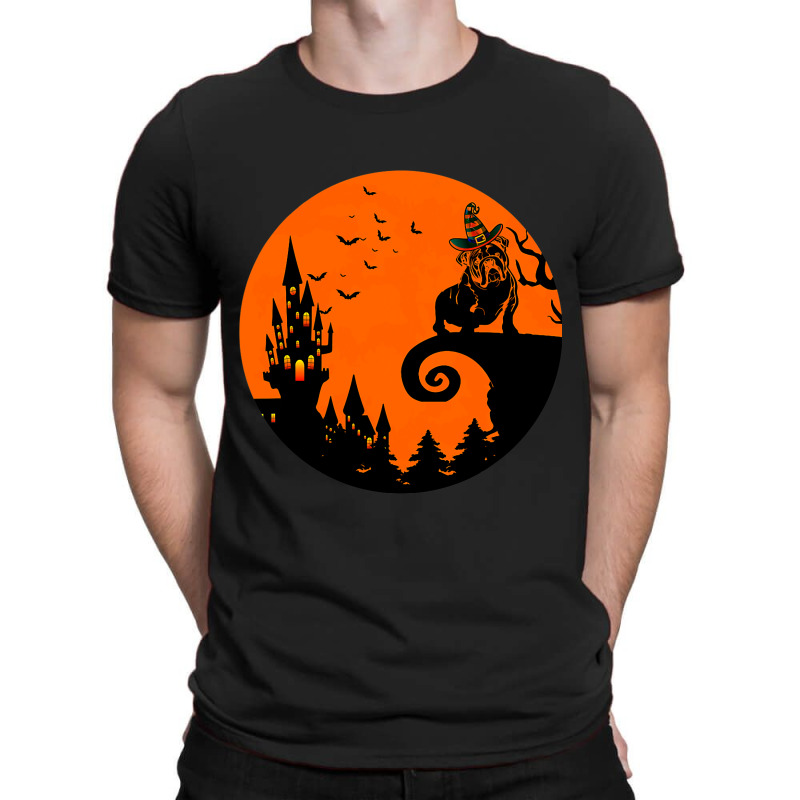 Bulldog Moon Halloween Costume Scary For Adults Do T-shirt | Artistshot