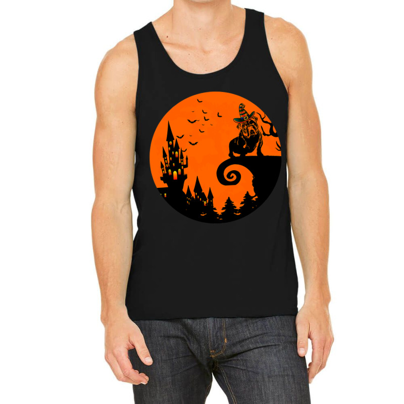 Bulldog Moon Halloween Costume Scary For Adults Do Tank Top | Artistshot