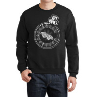 Celestial Body Wicca Pagan Occult Witch Moth Cresc Crewneck Sweatshirt | Artistshot