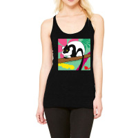 Blackandwhite Ruffed Lemur Racerback Tank | Artistshot