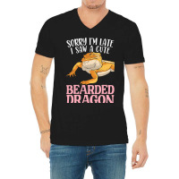 Bearded Dragon Girl Gecko Lizard Reptile V-neck Tee | Artistshot