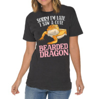 Bearded Dragon Girl Gecko Lizard Reptile Vintage T-shirt | Artistshot