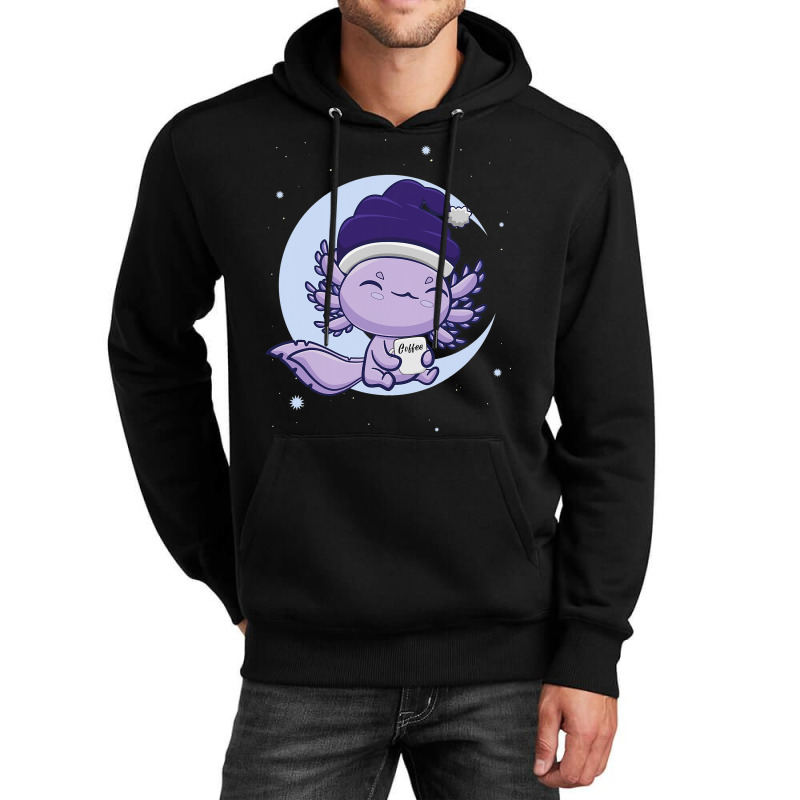 Axolotl Coffee Mug Christmas Vaporwave Aesthetic K Unisex Hoodie | Artistshot