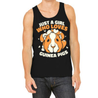 A Girl Who Lives Guinea Pigs Long Hair Guinea Pigs Tank Top | Artistshot