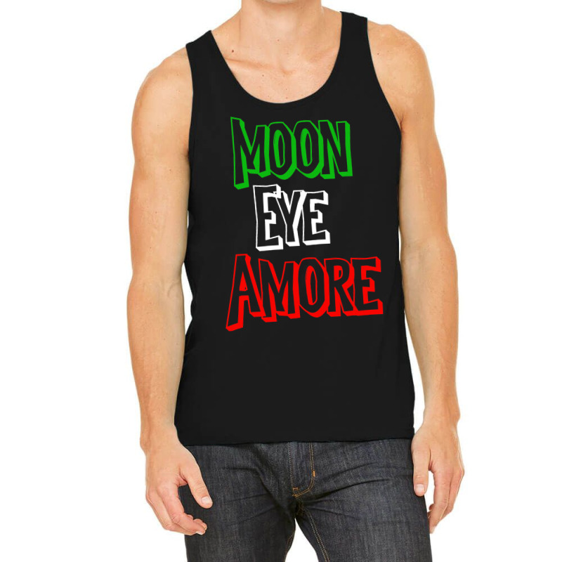 Funny Amore Italian Flag Colors Moon Novelty Tank Top by MadalynRatliff | Artistshot