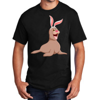 Funny Manatee Easter Bunny Cute Sea Animal Pascha  Basic T-shirt | Artistshot