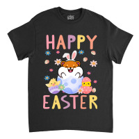 Easter Kawaii Bunny Guinea Pig Cute Spring Egg Hun Classic T-shirt | Artistshot