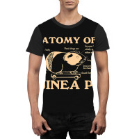 Funny Anatomy Of A Guinea Pig Men Women Animal45 Graphic T-shirt | Artistshot