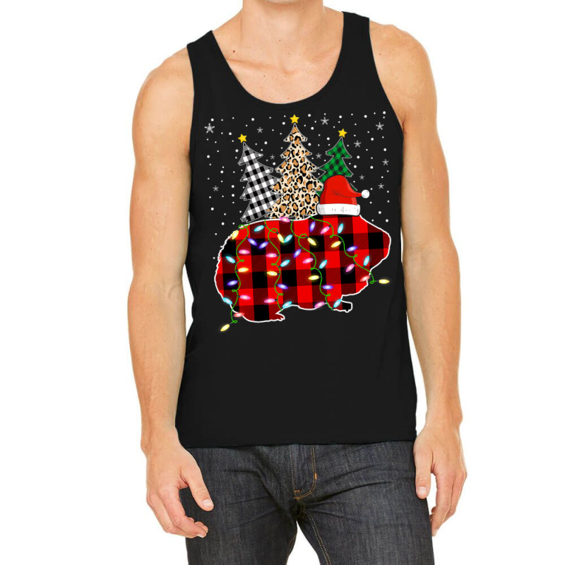 Funny Merry Christmas Guinea Pig Animals Leopard P Tank Top | Artistshot