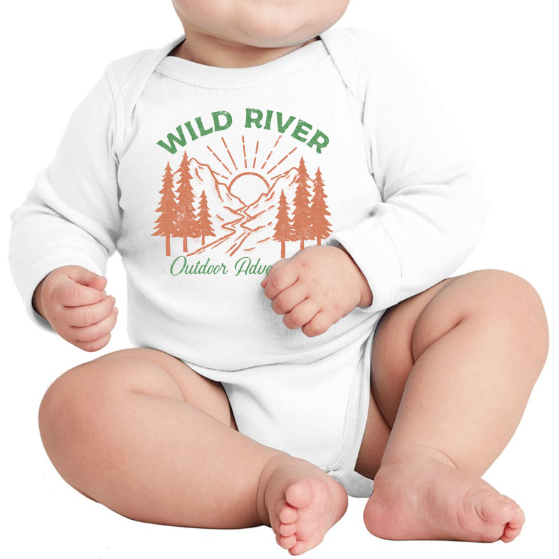 Wild River Long Sleeve Baby Bodysuit by Sommerseth Art | Artistshot