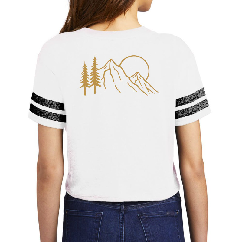 Wilds - Golden Version Scorecard Crop Tee by Sommerseth Art | Artistshot