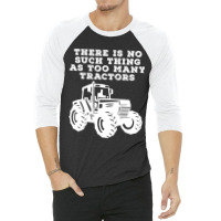 Funny Tractor Agriculture Farming For Farming Love 3/4 Sleeve Shirt | Artistshot