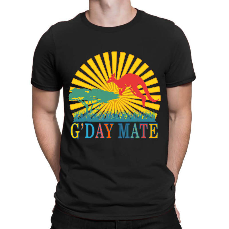 Gday Mate Australian Animals Kangaroo Lover Aussie T-shirt | Artistshot