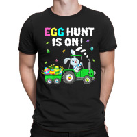 Egg Hunt Is On Tractor Easter Bunny Eggs Boys Kids T-shirt | Artistshot