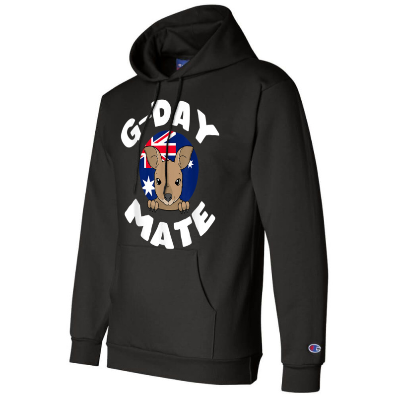 Gday Mate Kangaroo Australia Champion Hoodie | Artistshot