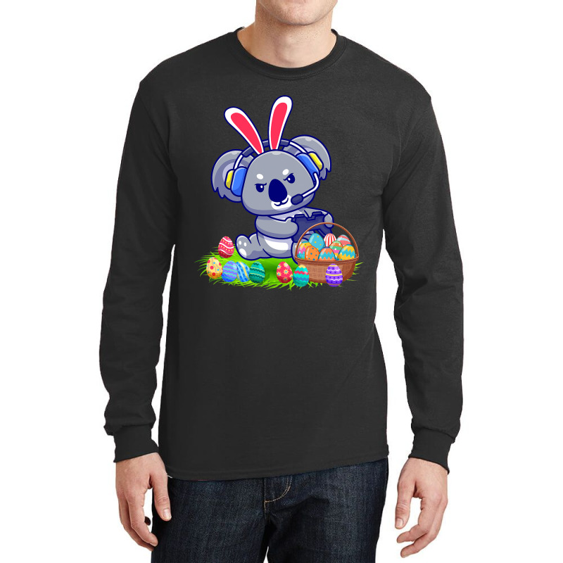 Funny Gnomes Easter Bunny Ears Easter Koala Bunny  Long Sleeve Shirts by Regorgeous | Artistshot