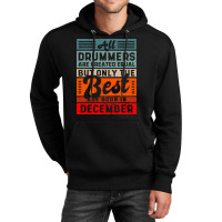 Retro Vintage Drummer Birtday December Unisex Hoodie | Artistshot