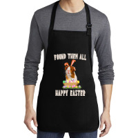 Funny Guinea Pig With Cute Bunny Ears Easter Day E Medium-length Apron | Artistshot