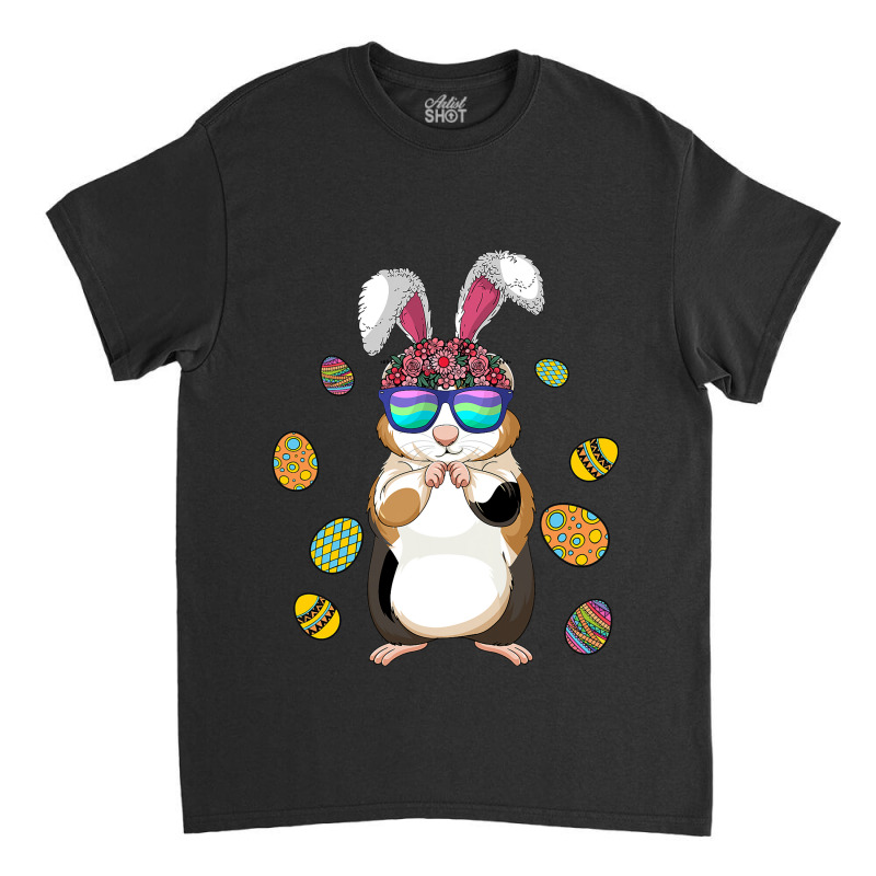 Funny Guinea Pig With Cute Bunny Ears Happy Easter Classic T-shirt | Artistshot