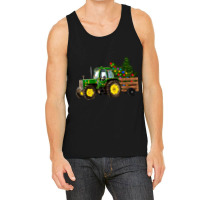 Farm Tractor Christmas Lights Christmas Tree Famil Tank Top | Artistshot