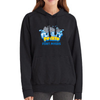 Fort Myers Florida Floaty Potato Manatee Vintage Hoodie | Artistshot